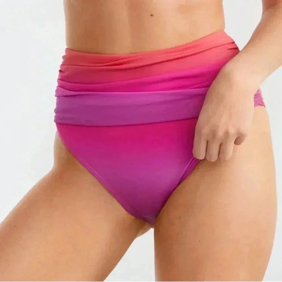 BLEU ROD BEATTIE KORE UNDERWIRE CROSS BACK BIKINI TOP AND BIKINI BOTTOM - Picture 4 of 10